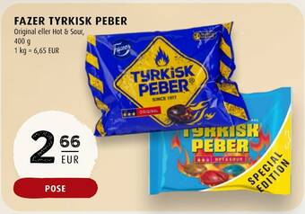 Scandinavian Park Fazer tyrkisk peber tilbud