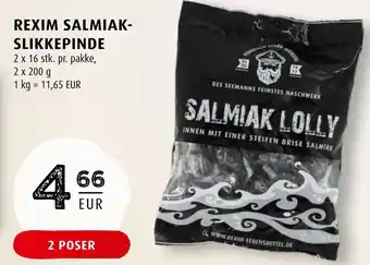 Scandinavian Park Rexim salmiakslikkepinde tilbud