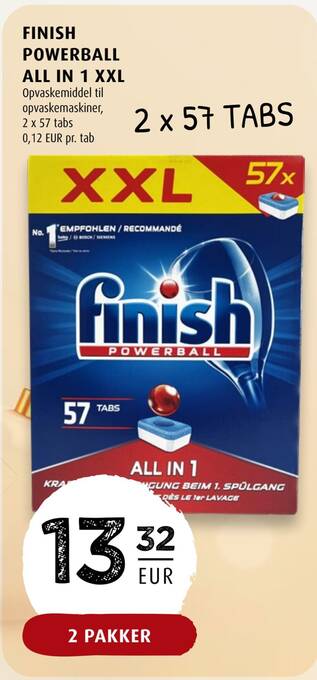Scandinavian Park Finish powerball all in 1 xxl tilbud