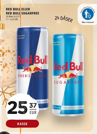 Scandinavian Park Red bull eller red bull sugarfree tilbud