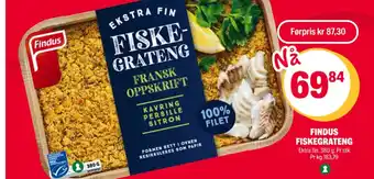 Coop Extra FINDUS FISKEGRATENG tilbud