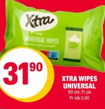 Coop Extra XTRA WIPES UNIVERSAL tilbud