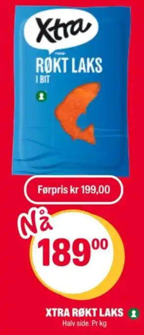 Coop Extra XTRA RØKT LAKS tilbud