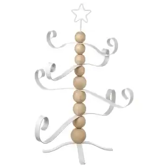 IKEA Vinterfint dekorasjon, juletre furu/hvit, 57 cm tilbud