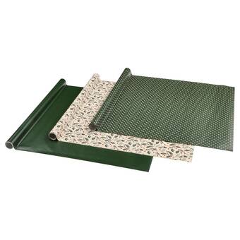 IKEA Vinterfint gavepapir, flere mønstre grønn, 3x0.7 m/2.10 m²x3 pieces tilbud