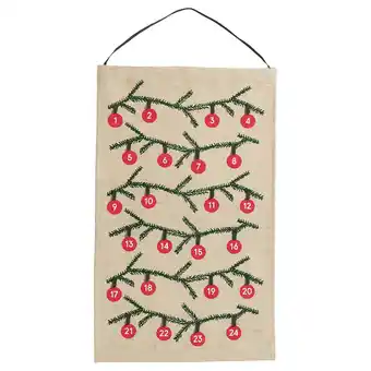 IKEA Vinterfint adventskalender, 24 ringer, natur tilbud