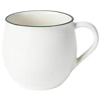 IKEA Vinterfint krus, offwhite, 40 cl tilbud