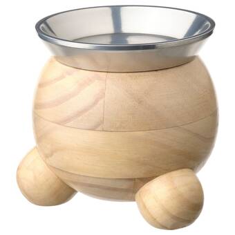 IKEA Vinterfint lysholder til kubbelys, furu, 11 cm tilbud
