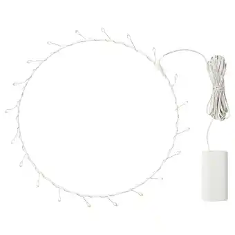 IKEA Stråla led-pendellampe, batteridrevet ringformet, 27 cm tilbud