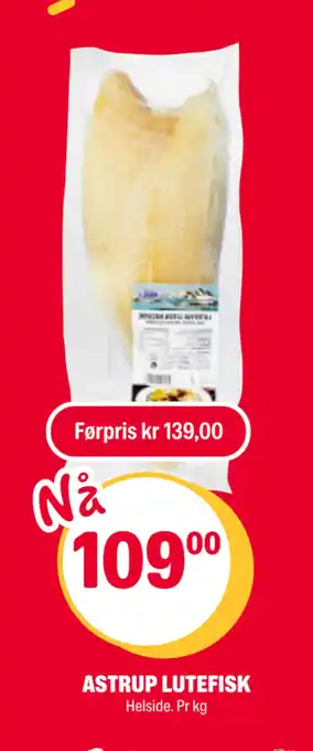 Coop Extra Astrup lutefisk tilbud
