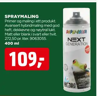 jem & fix Spraymaling tilbud