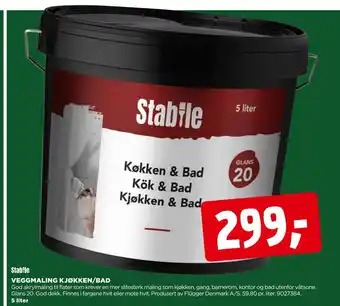 jem & fix Veggmaling kjøkken/bad tilbud