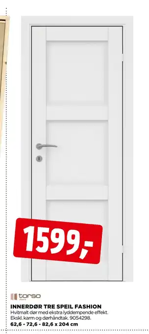 jem & fix Innerdør tre speil fashion tilbud