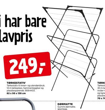 jem & fix Tørkestativ tilbud