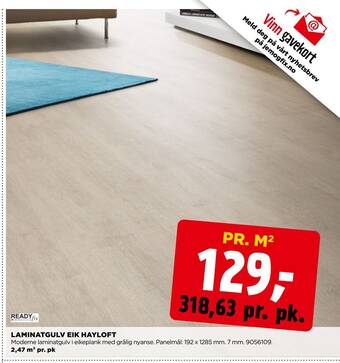 jem & fix Laminatgulv eik hayloft tilbud