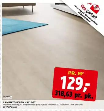 jem & fix Laminatgulv eik hayloft tilbud
