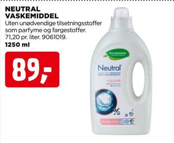 jem & fix Neutral vaskemiddel tilbud