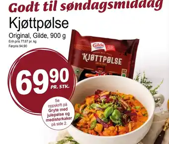 Joker Kjøttpølse tilbud