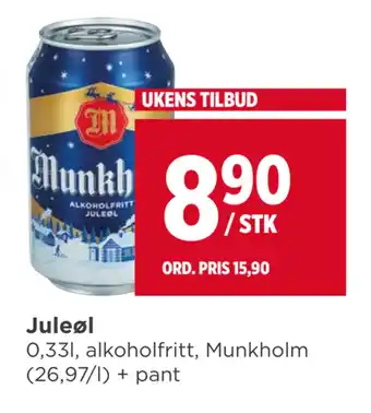 Meny Juleøl tilbud