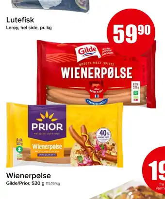 Spar Wienerpølse tilbud