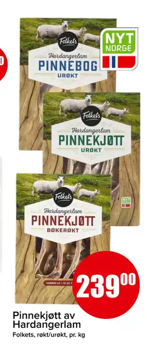 Spar Pinnekjøtt av hardangerlam tilbud