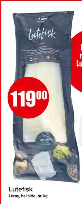 Spar Lutefisk tilbud