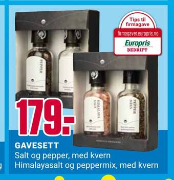 Europris Gavesett tilbud