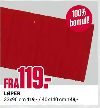 Europris Løper tilbud
