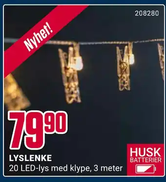 Europris Lyslenke tilbud