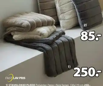 JYSK Stavklokke pledd tilbud