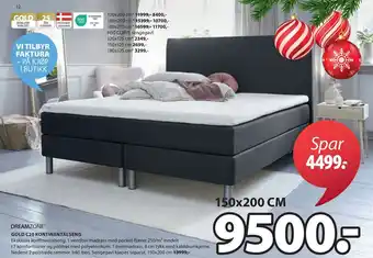 JYSK Gold c20 kontinentalseng tilbud