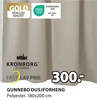 JYSK Gunnebo dusjforheng tilbud