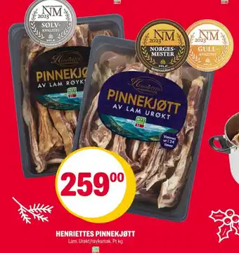 Coop Extra Henriettes pinnekjøtt tilbud