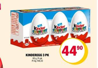 Coop Extra Surprise sjokoladeegg tilbud