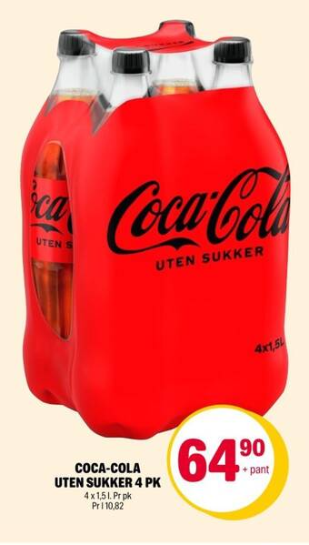 Coop Extra Coca-cola zero brus tilbud
