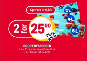 Coop Extra Coop fryseposer tilbud