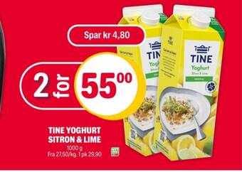 Coop Extra Tine yoghurt tilbud