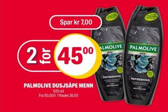 Coop Extra Palmolive men dusjsåpe tilbud