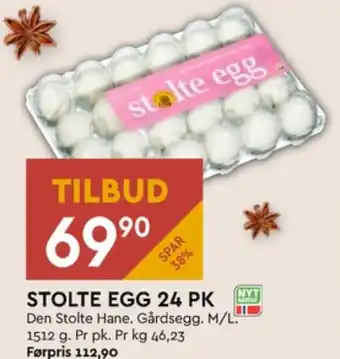 Coop Mega Den stolte hane egg tilbud
