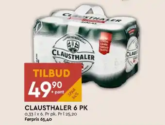 Coop Mega Clausthaler øl tilbud