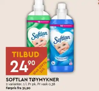 Coop Mega Softlan tøymykner tilbud