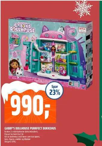 Coop Obs Gabbys dollhouse dukkehus tilbud