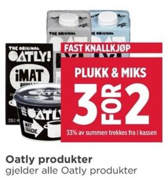 Meny Oatly produkter tilbud