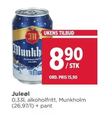 Meny Juleøl tilbud