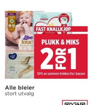 Meny Alle bleier tilbud