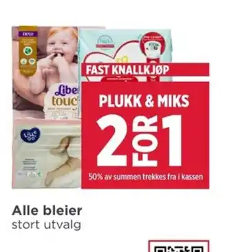 Meny Alle bleier tilbud