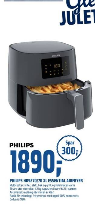 Coop Obs Philips airfryer tilbud