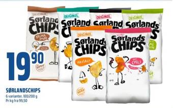 Coop Obs Sørlandschips chips tilbud