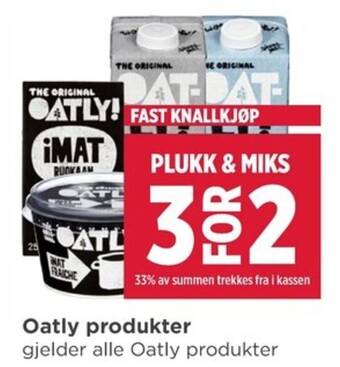 Meny Oatly produkter tilbud