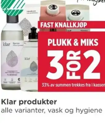 Meny Klar produkter tilbud